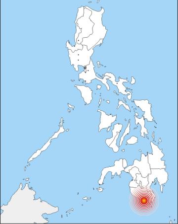 Forte terremoto in Mindanao